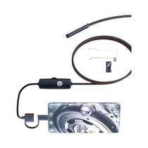 Câmera Endoscópica Android À Prova d'Água 8MM 3 Em 1 Micro USB Tipo C Mini Boroscópio Câmera De