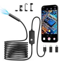 Câmera endoscópica Ditomil 1920P HD Boroscópio 5m com 8 luzes LED Câmera endoscópica Ditomil 1920P HD Boroscópio 5m com 8 luzes LED