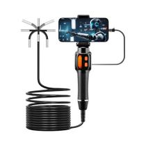Câmera Endoscópica HD Rotativa 360 Graus Com Lente De 6mm, Boroscópio Articulado Para Inspeção Câmera Endoscópica HD Rotativa 360 Graus Com Lente De 6mm, Boroscópio Articulado Para Inspeção