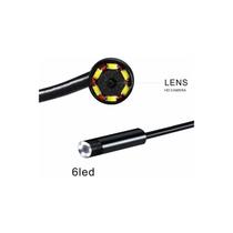 Câmera endoscópica impermeável de 2m com cabo USB para Android/Window