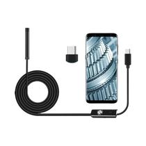 Câmera Endoscópica LED USB Ajustável À Prova d'Água 7.0 5.5mm IP67 Para Inspeção Android