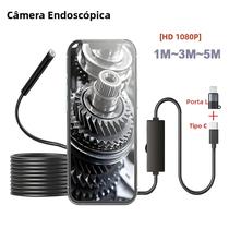 Câmera Endoscópica Tipo-C 1080P 2MP Para Inspeção De Carros, iOS, Android E iPhone - Boroscópio Para