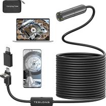 Câmera Endoscópica USB 5.0MP 3 Em 1 IP67 Com Foco Automático Para Android iOS Industrial Boroscópio