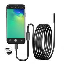 Câmera Endoscópica USB À Prova D'água De 5,5 Mm Para Telefone Android OTG Com 6 Luzes LED Tipo C