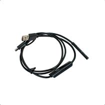 Câmera Endoscópica USB-C Lente 5,5 mm Com Cabo De 1 Metro Ideal Para Inspeção Mecânica Precisa