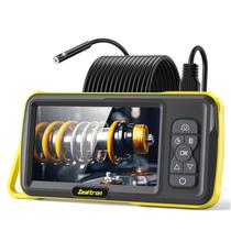 Câmera endoscópica Zealtron Dual Lens 1080P, tela IPS de 5 polegadas
