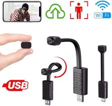 Câmera Espiã 4K WiFi com Detecção de Movimento - Mini Câmera IP Sem Fio para Segurança Doméstica