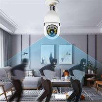 Câmera Espiã Visão Noturna Panorâmica Rotativa 360 Wifi