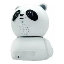 Camera Espiã Wifi 360 Inteligente Urso Panda Com Audio Ip Cor Branco