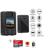 Câmera Esportiva Action Filmagem Full HD A23 1080p Para Moto Ciclista Bike Suporte Capacete 128gb