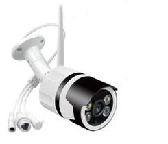 Camera Externa Bullet Ip Wifi Hd 1080p Visão Noturna Colorido Alarme Sensor Ipega Ca144