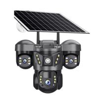 Câmera Externa HD De 15MP Com Energia Solar, 4G Sim, Três Lentes, Detecção Humana PIR, À Prova Câmera Externa HD De 15MP Com Energia Solar, 4G Sim, Três Lentes, Detecção Humana PIR, À Prova