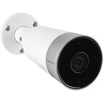 Câmera Externa Intelbras iM5 Full HD, WiFi, com Visão Noturna e Microfone Externo, Alexa, Google Assistant, Branco