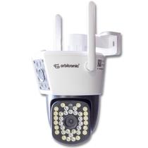 Câmera Externa Lente Dupla Segurança Ip Infravermelho Wifi Hd ORB793 Orbitronic
