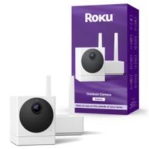 Câmera externa Roku 1080p HD Night Vision IP65 branca