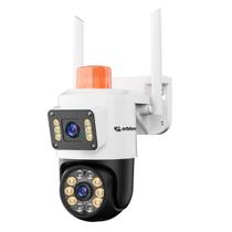 Câmera Externa Segurança Wifi IP Dupla Lente Yoosee Visão Noturna A Prova Dágua Com Luz Sirene Alarme Orbitronic