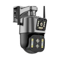 Câmera Externa Sem Fio 5K 12MP Com Zoom De 10X, Lente Dupla, Rastreamento Automático PTZ, Vigilância