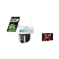 Câmera Externa Solar 4K V380 pro 8MP Sem Fio Com Detecção Humana PIR À Prova d'Água Para Vigilância