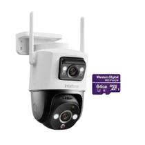 Câmera Externa Wi-Fi 3MP 360 Full Color iM9+ Com Micro SD 64gb - Intelbras