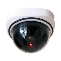 Câmera Falsa Dome Com LED Vermelho Piscante, Sistema De Vigilância Alimentado Por 2 Pilhas AAA