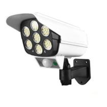 Câmera Falsa Refletor Solar Led 30W Com Controle Remoto