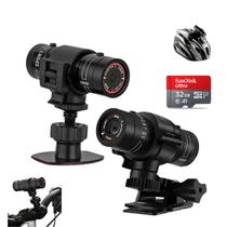 Câmera Filmadora 1080p para Ciclismo e Motocross com 32gb 8 horas de gravação Câmera Filmadora 1080p para Ciclismo e Motocross com 32gb 8 horas de gravação
