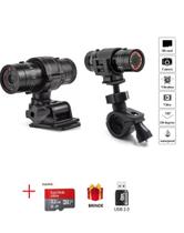 Câmera Filmadora Action De Ação Full HD Filmagem Contínua 1080p Esportes F9 Para Moto Capacete Guidão Suportes 32Gb Câmera Filmadora Action De Ação Full HD Filmagem Contínua 1080p Esportes F9 Para Moto Capacete Guidão Suportes 32Gb