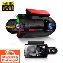 Câmera Filmadora Automotiva de Segurança Veicular Full HD 1080p 360 DVR