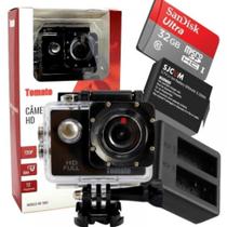 Câmera Filmadora Esportiva HD 12Mp 720p Prova D'agua