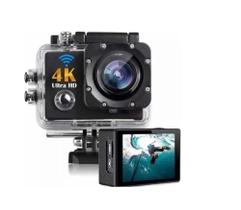 Câmera Filmadora Sport 4k Hd Moto Baki Aventura Mergulho - ELETROEMODA