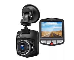Câmera Filmadora Veicular DVR De Para Brisa C/ Visão Noturna E Visor LCD