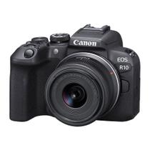 Câmera Fotográfica Canon Eos R10 Mirrorless e Lente 18-45mm