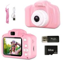Câmera Fotográfica Infan+cartão De Memória 32gb E Adaptador - Magazine world jóias