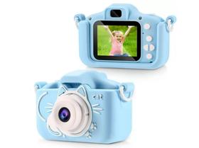 Câmera Fotográfica Infantil Digital Com Cartão Sd Memória 8gb