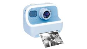 Camera Fotografica Infantil Instantanea Video Foto Jogo Azul