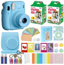 Câmera Fujifilm Instax Mini 11 Sky Blue com pacote de acessórios