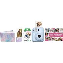 Câmera Fujifilm Instax Mini 12 azul com pacote de férias 2023