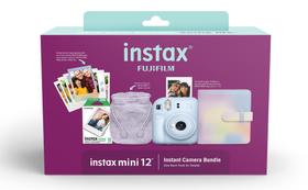 Câmera Fujifilm INSTAX Mini 12 azul com pacote de férias 2024 Câmera Fujifilm INSTAX Mini 12 azul com pacote de férias 2024