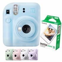 Câmera Fujifilm Instax Mini 12 Azul Pastel Revela Foto + 10 Fotos