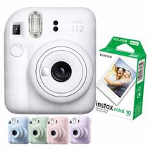 Câmera Fujifilm Instax Mini 12 Branca Revela Foto + 10 Fotos
