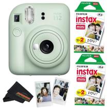 Câmera Fujifilm Instax Mini 12 com filme Fujifilm 40 folhas Câmera Fujifilm Instax Mini 12 com filme Fujifilm 40 folhas