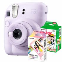 Câmera Fujifilm Instax Mini 12 Revela Foto + 20 Fotos + 10 Fotos Macaron Lilás