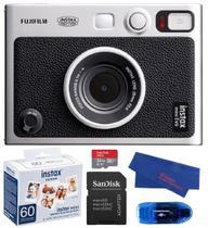Câmera Fujifilm INSTAX Mini EVO Hybrid Black com 60 filmes