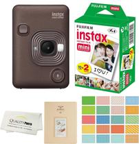 Câmera Fujifilm Instax Mini LiPlay Hybrid com 20 filmes Deep Bronze