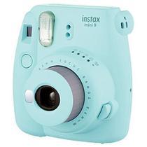 Câmera Fujifilm INSTAX mini9 de exposição automática, azul gelo Câmera Fujifilm INSTAX mini9 de exposição automática, azul gelo