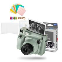 Câmera Fujifilm Instax Wide 400 Verde com Filme e Kit