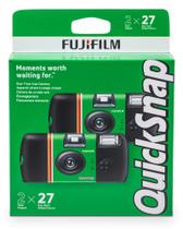 Câmera Fujifilm QuickSnap Flash 400, pacote com 2, 54 exposições
