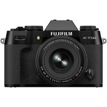 Câmera FujiFilm X-T50 Mirrorless Preta Lente XF 16-50mm