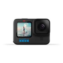 Câmera GoPro HERO 10 Black, Transmissão 1080p, Controle por Voz, Display Touch, à Prova de Água
