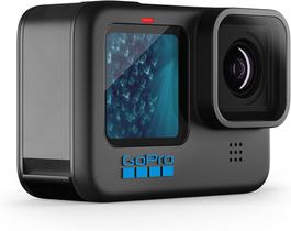 Câmera GoPro HERO 11 Black à Prova D'água com LCD Frontal, Vídeos 5.3K, Fotos 27MP